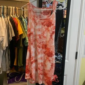 tie dye swim suit cover